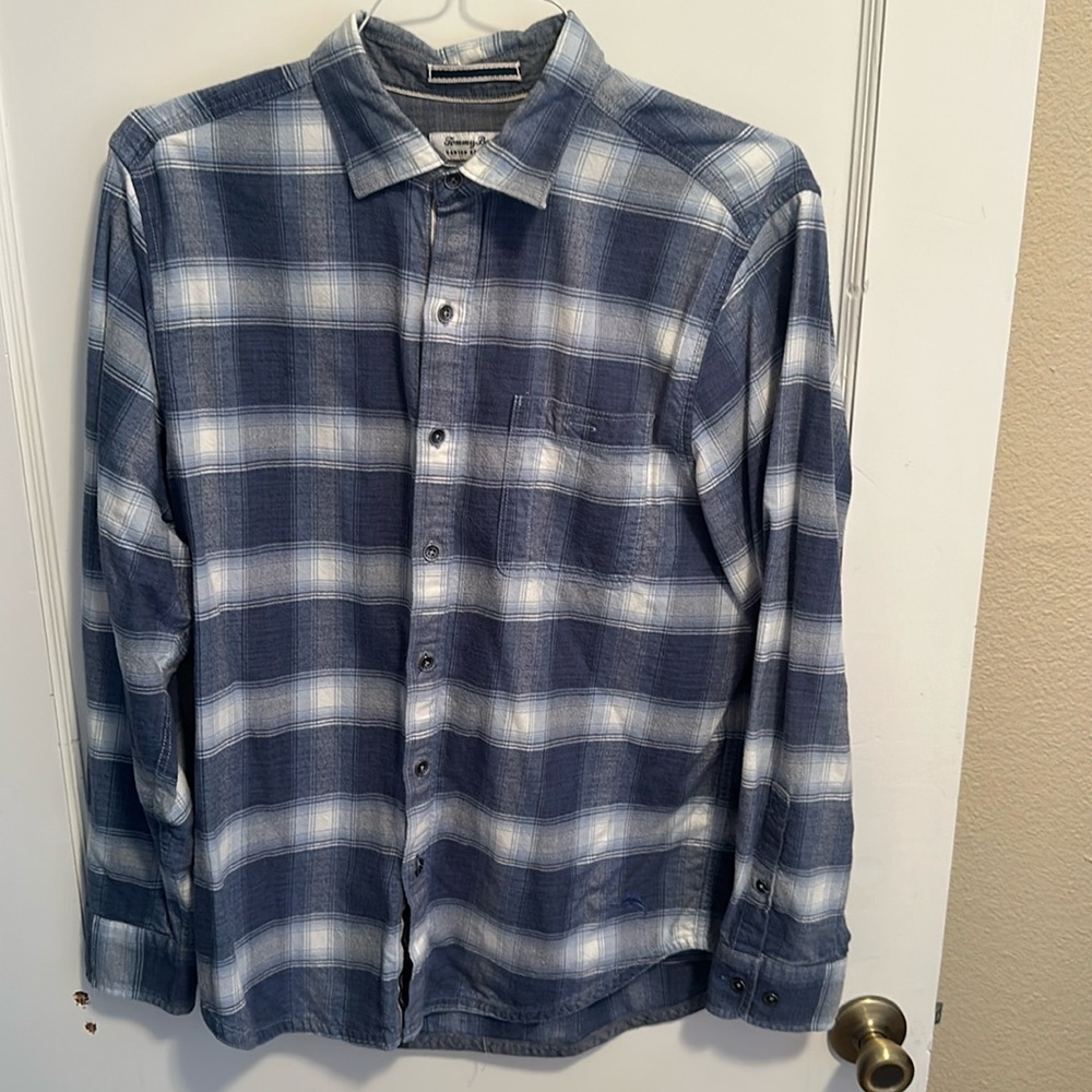 Tommy Bahama Canyon Beach Plaid Flannel Shirt